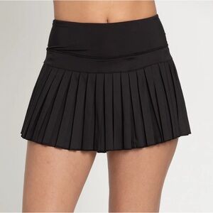 Goldhinge pleated skirt